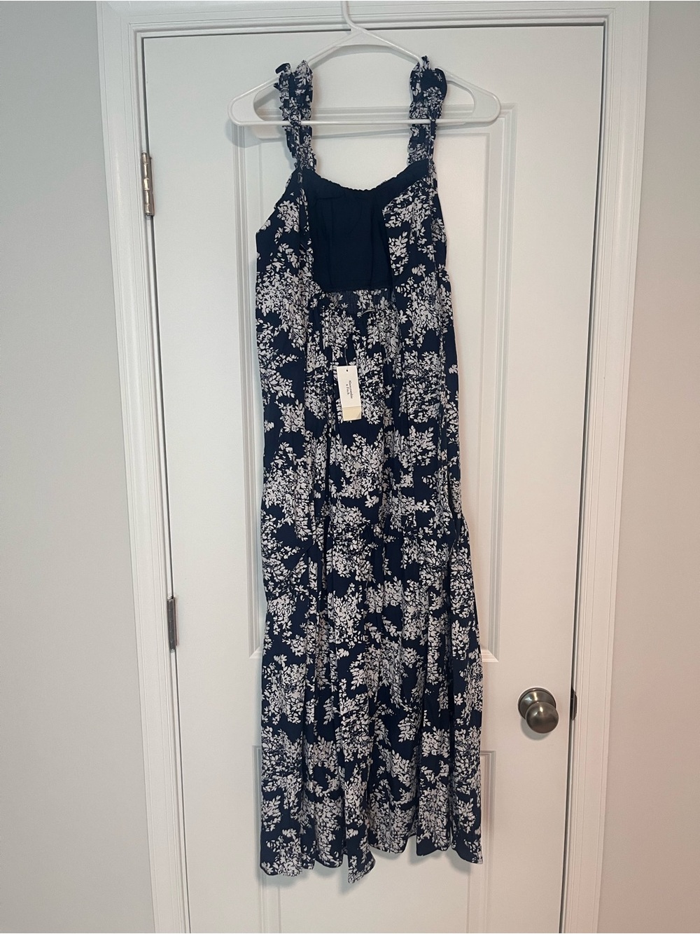 Abercrombie blue floral dress - Picture 3 of 4